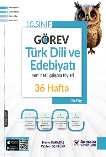 Armada 10.Sınıf Görev Türk Dili ve Edebiyatı Yeni Nesil Çalışma Föyleri 36 Hafta