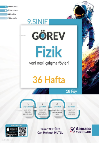 Armada 9. Sınıf Görev Fizik Yeni Nesil Çalışma Föyleri;36 Hafta | benl