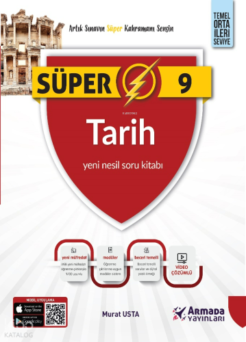 Armada 9. Sınıf Süper Tarih Yeni Nesil Soru Kitabı | benlikitap.com