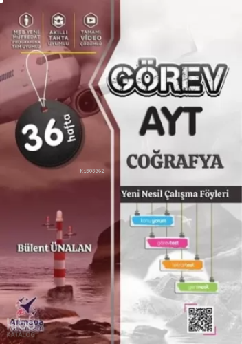 Armada Görev Yks Ayt Coğrafya Yeni Nesil Çalışma Föyleri (36 Hafta) | 