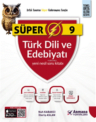 Armada Yayınları 9.Sınıf Süper Edebiyatı Yeni Nesil Soru Kitabı | benl