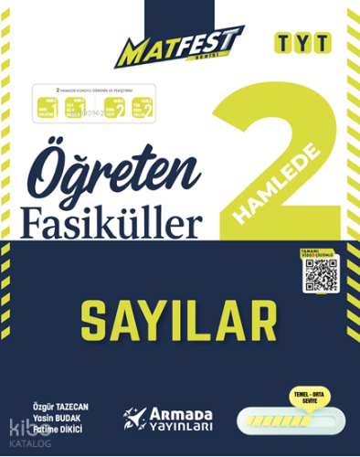 Armada Yayınları TYT Sayılar Matfest Öğreten Fasiküller | benlikitap.c