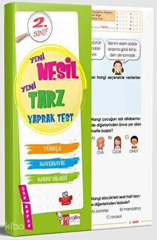 Artı Eğitim Yayınları 2. Sınıf Yeni Nesil Yeni Tarz Yaprak Test | benl