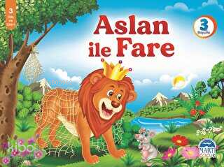 Aslan ile Fare - 3 Boyutlu Kitap