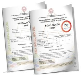 Av Yayınları 8. Sınıf AV LGS Tıpkı Basım 2021 Deneme SAY-SÖZ