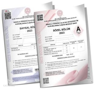 Av Yayınları 8. Sınıf AV LGS Tıpkı Basım 2023 Çıkmış Soru Denemesi SAY-SÖZ