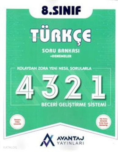 Avantaj Yayınları 8.Sınıf Türkçe Soru Bankası | benlikitap.com
