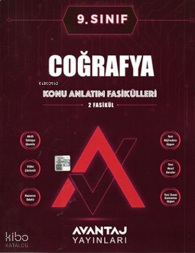 Avantaj Yayınları 9.Sınıf Coğrafya Konu Anlatım Fasikülleri | benlikit