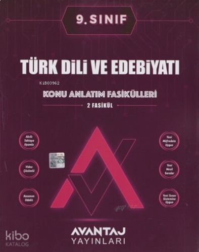 Avantaj Yayınları 9.Sınıf Türk Dili ve Edebiyatı Konu Anlatım Fasiküll