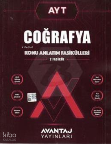 Avantaj Yayınları AYT Coğrafya Konu Anlatım Fasikülleri