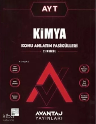 Avantaj Yayınları AYT Kimya Konu Anlatım Fasikülleri
