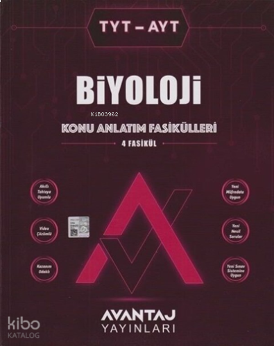 Avantaj Yayınları TYT/AYT Biyoloji Konu Anlatım Fasikülleri