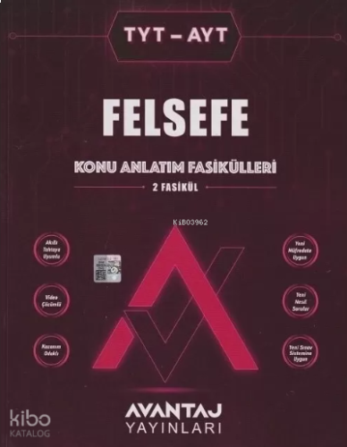 Avantaj Yayınları TYT/AYT Felsefe Konu Anlatım Fasikülleri
