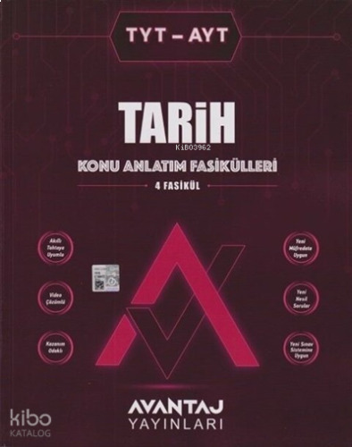 Avantaj Yayınları TYT/AYT Tarih Konu Anlatım Fasikülleri