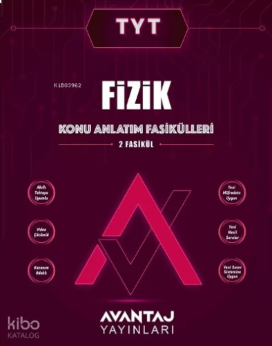 Avantaj Yayınları TYT Fizik Konu Anlatım Fasikülleri