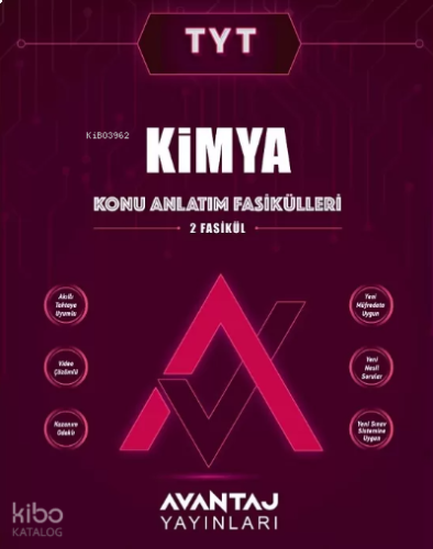 Avantaj Yayınları TYT Kimya Konu Anlatım Fasikülleri
