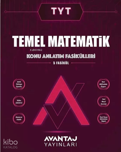 Avantaj Yayınları TYT Temel Matematik Konu Anlatım Fasikülleri