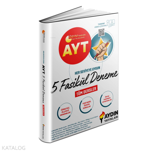 Aydın Yayınları AYT 5 Fasikül Deneme | benlikitap.com