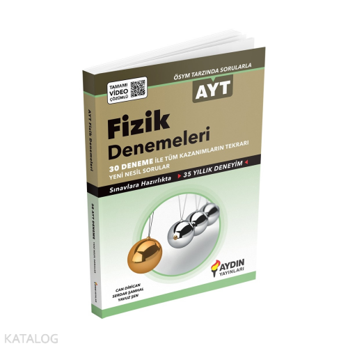 Aydın Yayınları AYT Fizik 30 Deneme | benlikitap.com