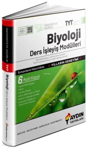 Aydın Yayınları TYT Biyoloji Ders İşleyiş Modülleri | benlikitap.com