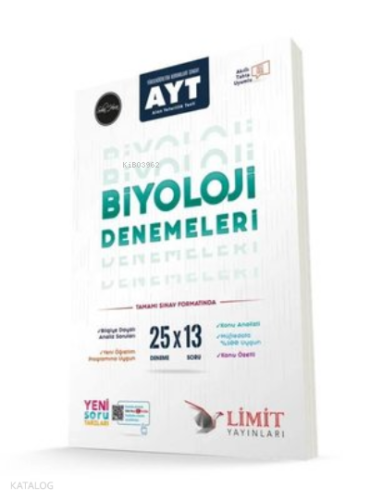 AYT 25'li Biyoloji Deneme | benlikitap.com