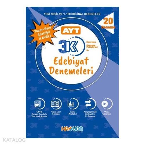 AYT 3K Edebiyat 20 Deneme 2020