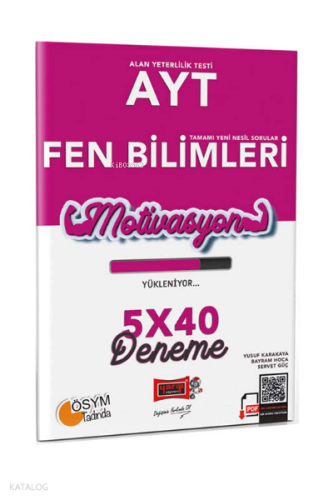 AYT Fen Bilimleri 5x40 Deneme