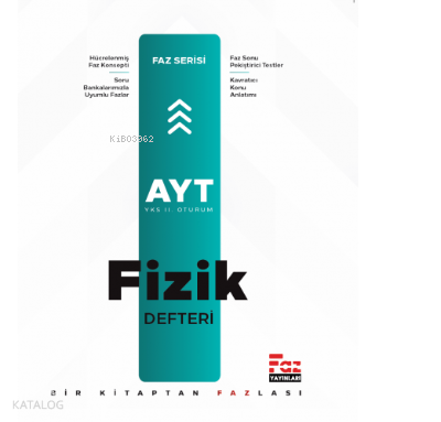 AYT Fizik Defteri | benlikitap.com