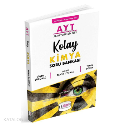 AYT Kolay Kimya Soru Bankası 2020 | benlikitap.com