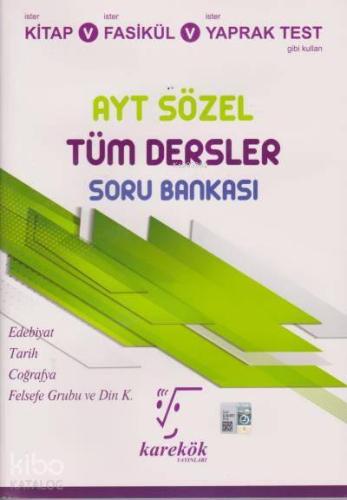 AYT Sözel Tüm Dersler Soru Bankası