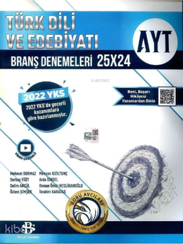 AYT Türk Dili ve Edebiyatı 25 x 24 Denemeleri | benlikitap.com