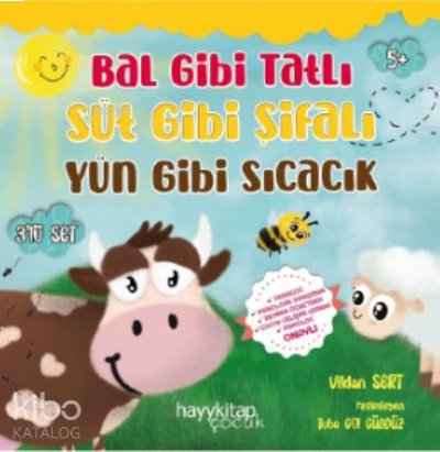 Bal Gibi Tatlı Süt Gibi Şifalı Yün Gibi Sıcacık, 3’lü Set