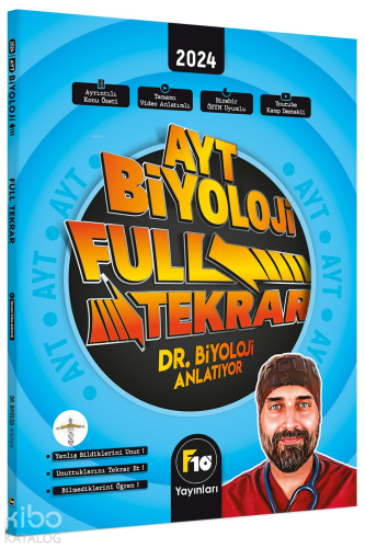 Barış Hoca Dr. Biyoloji AYT Biyoloji Full Tekrar Video Ders Kitabı F10