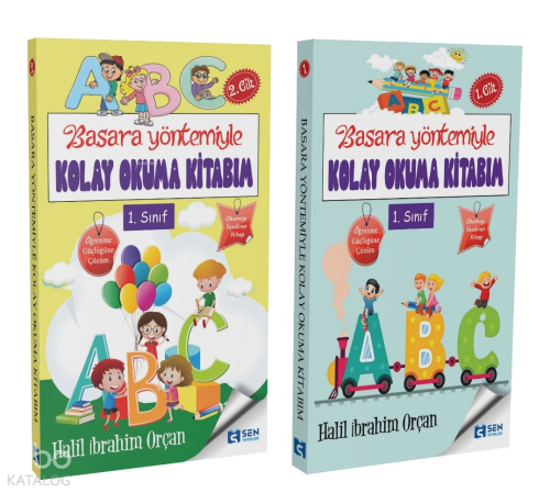 Basara Yöntemiyle Kolay Okuma Kitabım 1-2  Cilt  Set