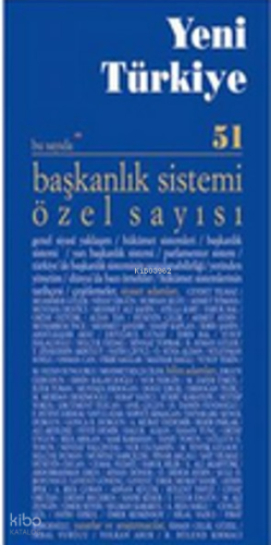 Başkanlık Sistemi Özel Sayısı Sayı 51 | benlikitap.com