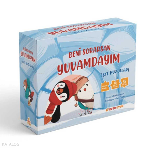 Beni Sorarsan Yuvamdayım - İşte Buzullar!;Kitap ve Oyun Seti | benliki