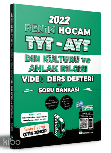 Benim Hocam 2022 TYT - AYT Din Kültürü Video Ders Defteri ve Soru Bank
