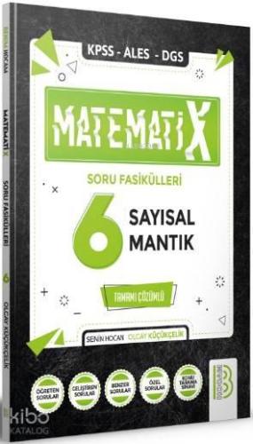 Benim Hocam Yayınları 2021 KPSS ALES DGS MatematiX Soru Fasikülleri 6 