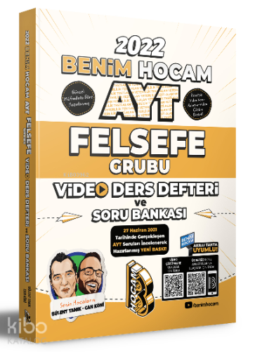 Benim Hocam Yayınları 2022 AYT Felsefe Grubu Video Ders Defteri ve Sor