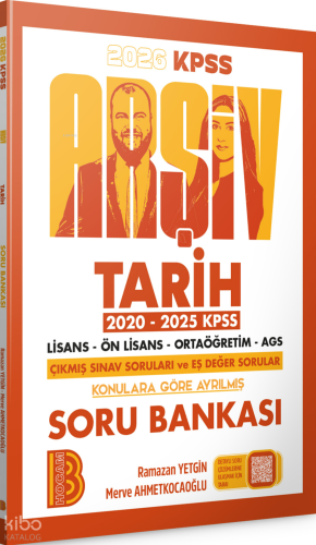 Benim Hocam Yayınları 2026 KPSS Arşiv Tarih Soru Bankası | benlikitap.