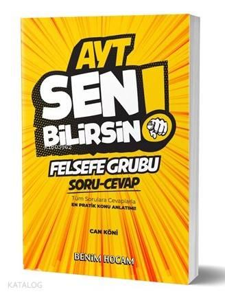 Benim Hocam Yayınları AYT Felsefe Sen Bilirsin Soru Cevap Kitabı Benim