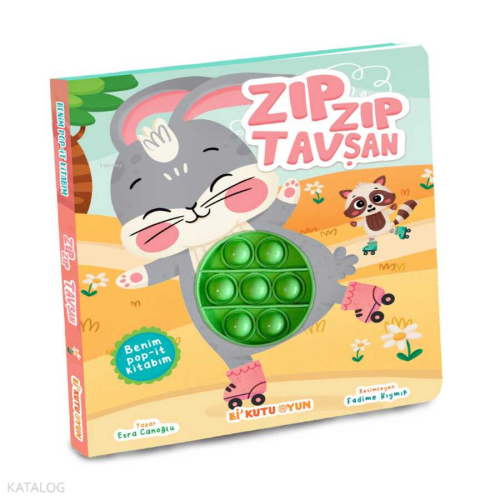 Benim Pop-İt Kitabım - Zıp Zıp Tavşan (Tak-Çıkar) | benlikitap.com