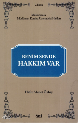 Benim Sende Hakkım Var | benlikitap.com