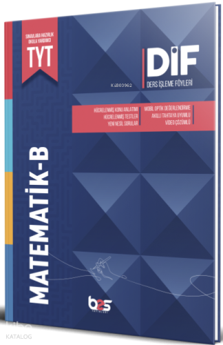 Bes Yayınları DİF TYT Matematik B | benlikitap.com