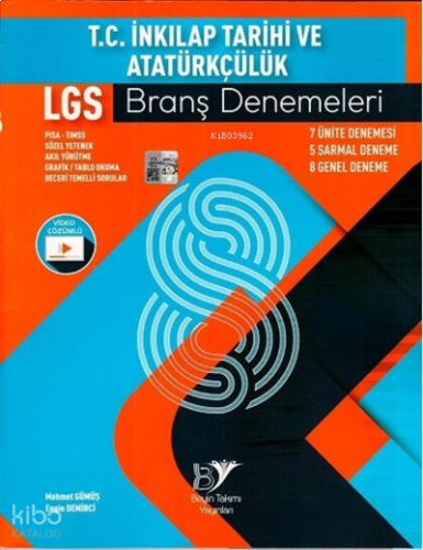Beyin Takımı Beyin Takımı Lgs Deneme İnkılap Tarihi - 2021