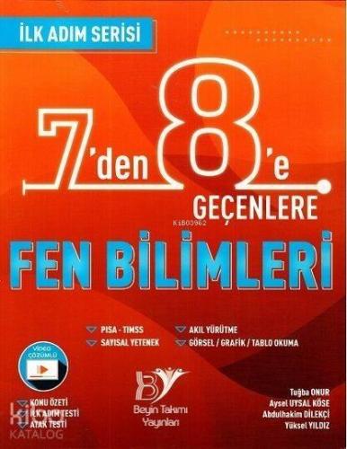 Beyin Takımı Yayınları 7 den 8 e Geçenlere Fen Bilimleri İlk Adım Seri