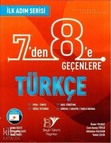 Beyin Takımı Yayınları 7 den 8 e Geçenlere Türkçe İlk Adım Serisi Beyi