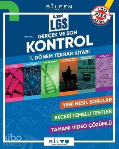 Bilfen Yayınları 8. Sınıf 1. Dönem LGS Gerçek ve Son Kontrol Tekrar Ki