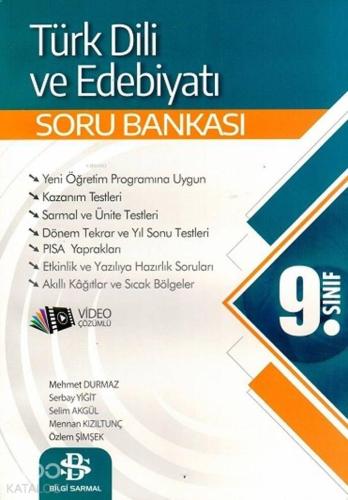 Bilgi Sarmal Yayınları 9. Sınıf Türk Dili ve Edebiyatı Soru Bankası Bi