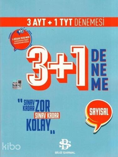 Bilgi Sarmal Yayınları TYT AYT Sayısal 3 + 1 Deneme 2020 Özel Bilgi Sarmal 